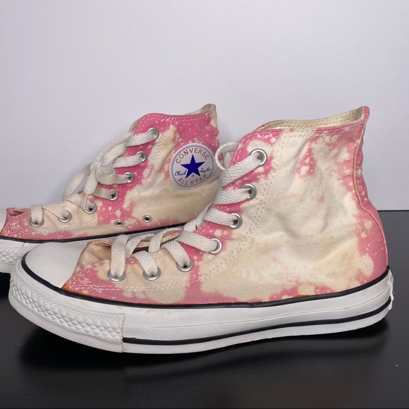 bleach tie dye converse